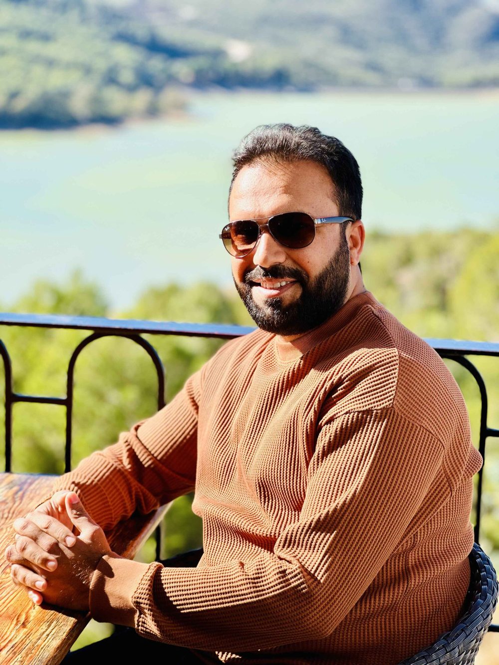 Zubair Riaz on location — Madinah