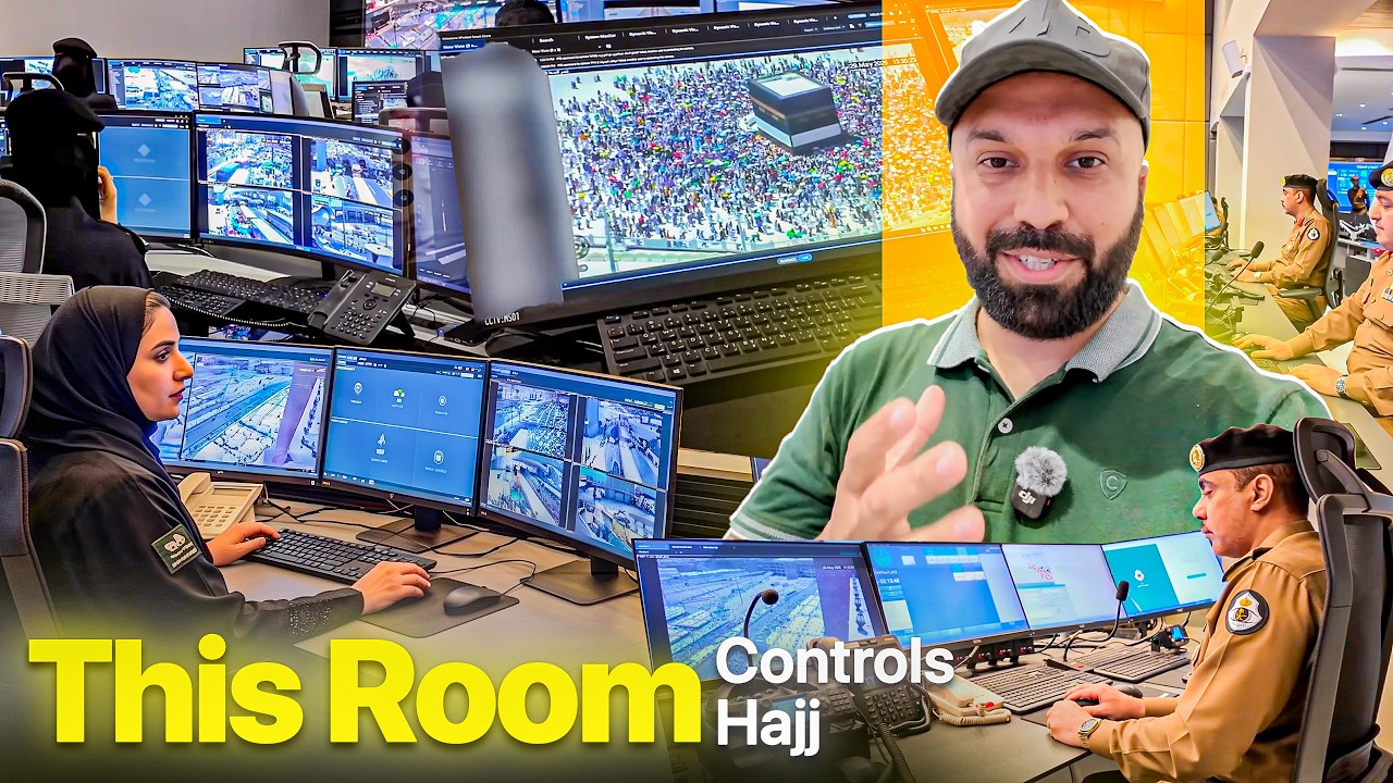 Room That Controls Hajj — 10,000 Cameras Watching