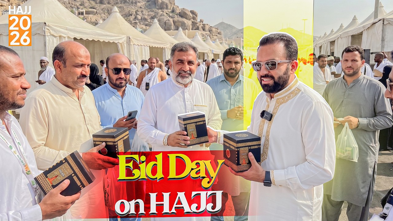How Hujjaj Celebrate Eid in Mina — Hajj 2026